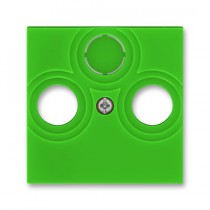 5011H-A00300 67  Kryt zásuvky anténní, s vylamovacím otvorem, zelená